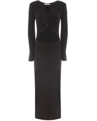 Akep - Kleedjes ,Zwart ,Abiti Vskd 03025 Zwarte Jurk - Lyst