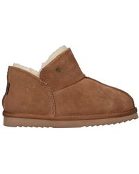 Warmbat - Schoenen ,Bruin ,Suède Gezellig Suède Pantoffel Boot - Lyst