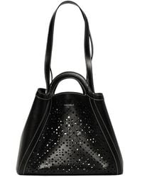 Coccinelle - Perforierte Ledertasche - Lyst