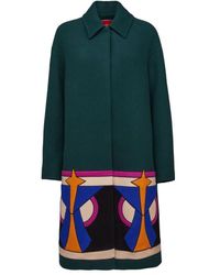 La DoubleJ - Boxy-Mantel Intarsia - Lyst
