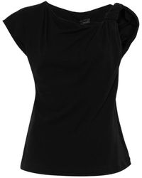 Pinko - Tops ,Zwart ,Katoen T-Shirt - Lyst