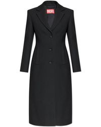 DIESEL - Jassen ,Zwart ,Wol G-Allan Coat - Lyst