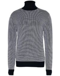 ARMANI EXCHANGE - Truien & Vesten ,Blauw ,Wol Turtleneck Pullover - Lyst