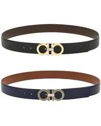 Ferragamo - Wendbarer Und Verstellbarer Gancini-Gürtel - Lyst