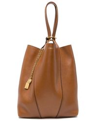 Chloé - Braune Spin Tote Tasche - Lyst