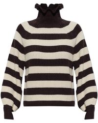 Max Mara - Truien & Vesten ,Bruin ,Wol Wool Turtleneck Sweater Pontile - Lyst