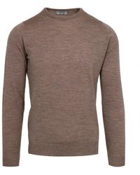 John Smedley - Truien & Vesten ,Bruin ,Wol Lundy Sweater - Lyst