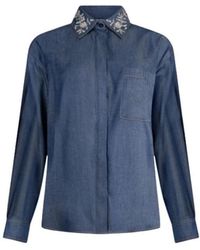 Liu Jo - Shirt Met Afneembare Kraag - Lyst