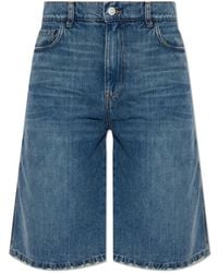 Coperni - Korte Broeken ,Blauw ,Denim Denim Bermuda Shorts - Lyst