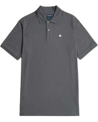 G-Star - Tops ,Grijs ,Katoen Oluv Regular Polo - Lyst