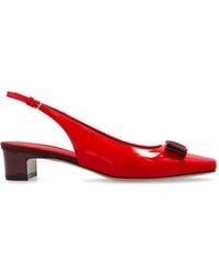 Ferragamo - Schoenen ,Rood ,Leer Rivada High Heels - Lyst