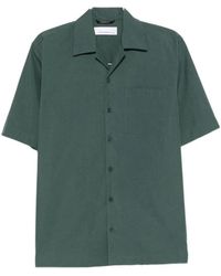 OAMC - Overhemden ,Groen ,Katoen Peacemaker Short-Sleeve Shirt - Lyst