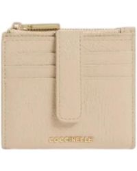 Coccinelle - Accessoires ,Leer Metallic Soft Mini Wallet - Lyst