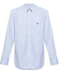 Etro - Gestreiftes Button-Down-Hemd - Lyst