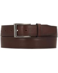 Kazar - Klassischer Brauner Ledergürtel - Lyst