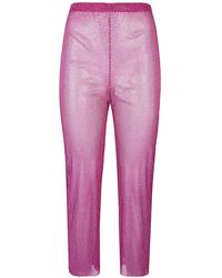 Santa Brands - Fuchsia Straight Leg Broeken - Lyst