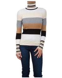 Liu Jo - Beiger Pullover Mit 62%Vi 38%Pl - Lyst