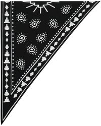Marcelo Burlon - Accessoires ,Zwart ,Wol Bandana Wollen Mix Sjaal - Lyst