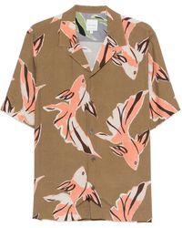 Paul Smith - Fish Print Short-Sleeve Shirt - Lyst