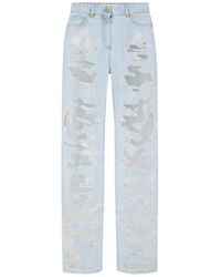 Elisabetta Franchi - Straight Jeans - Lyst