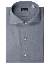 Finamore 1925 - Overhemden ,Blauw ,Formal Shirts - Lyst
