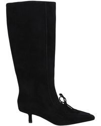 Burberry - Schwarze stiefeletten - Lyst