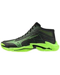 Mizuno - Fitness ,Zwart ,Leer Wave Lightning Elite Mid - Lyst