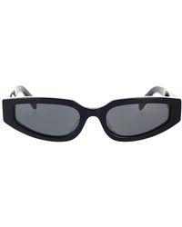 Celine - Geometrische sonnenbrille mit triomphe-design,cat-eye sonnenbrille mit grauen gläsern - Lyst