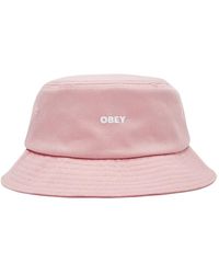 Obey - Bold Twill Bucket Hat - Lyst
