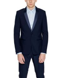 Antony Morato - Blauw Polyester Blazer - Lyst