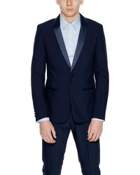 Antony Morato - Blauw Polyester Blazer - Lyst