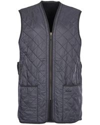 Barbour - Jassen ,Blauw ,Polyester Polarquilt Zip-In Liner - Lyst