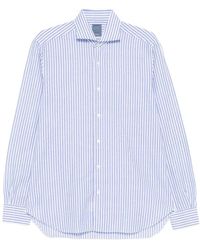 Barba Napoli - Overhemden ,Blauw ,Shirt - Lyst