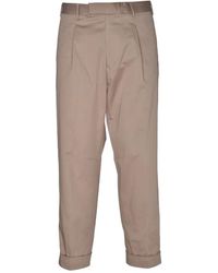 Low Brand - Straight Trousers - Lyst