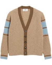 Ami Paris - College Cardigan - Lyst