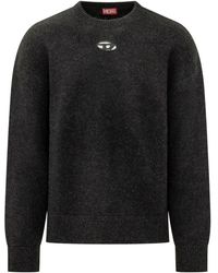 DIESEL - Truien & Vesten ,Zwart ,Wol K-Areeso Maglia - Lyst