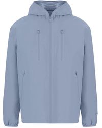 Save The Duck - Jassen ,Blauw ,Nylon Nylon Jas Met Capuchon - Lyst