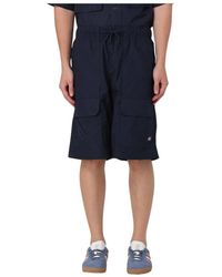 Dickies - Blaue Cargo-Shorts Mit Kordelzug Für Männer - Lyst