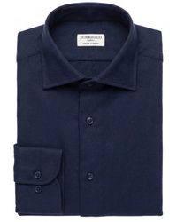 Borriello - Camicia Cotone E Cachemire - Lyst