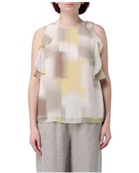 ARMANI EXCHANGE - Overhemden ,Veelkleurig ,Chiffon Top - Lyst