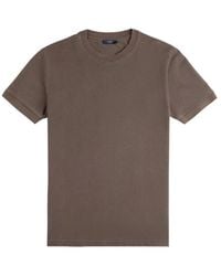 Fay - Tops ,Bruin ,Zef S602 T-Shirt - Lyst