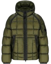 C.P. Company - D.D. Shell Hooded Daunen-Pufferjacke - Lyst