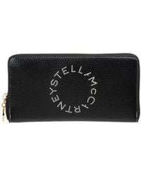 Stella McCartney - Portafoglio con zip logo - Lyst