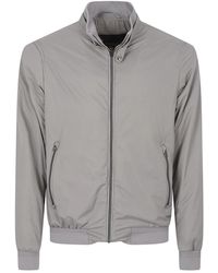 Herno - Jassen ,Grijs ,Polyester Bomberjack - Lyst
