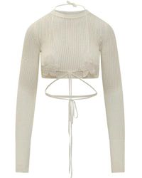 ANDREA ADAMO - Blouses - Lyst