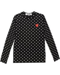 COMME DES GARÇONS PLAY - Long Sleeve Tops - Lyst