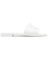 Moncler - Schoenen ,Wit ,Mon Slides Slippers - Lyst