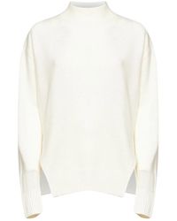 Kaos - Truien & Vesten ,Wit ,Wol Oversized Coltrui - Lyst