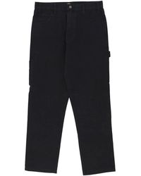 Dickies - Dc Carpenter Pant Stone Washed Zwarte Lange Herenbroek - Lyst