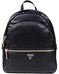 Guess - Frauen Rucksack Tasche Schwarz Mit Reißverschluss - Lyst